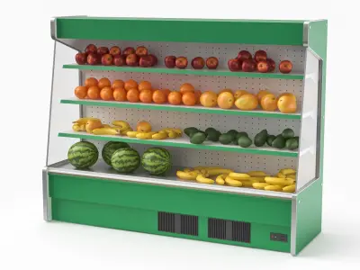  Supermarket Grocery Refrigerator 