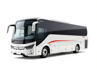 Modern Coach Bus Model Pack for Unity and Unreal Low-poly 3D model