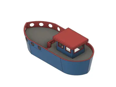 Navigable teflon-coated polypropylene bowling ball 3D print model