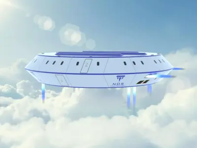UFO aircraft 3D model