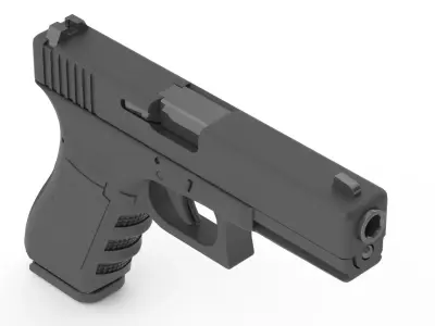 inspired by Glock 19X 3D model