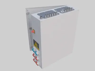 Workshop electrical box 3D model