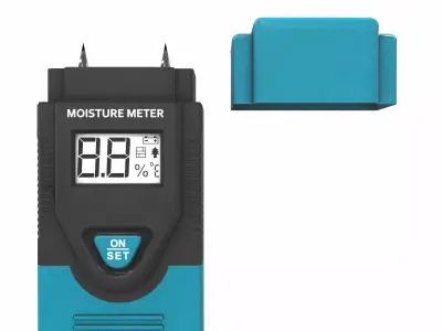 Digital Moisture Meter Low Poly Low-poly 3D model