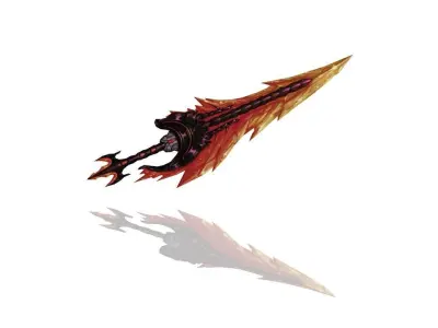 Glorious Dagger Low-poly 3D model