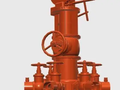 Water Cannon 3D model