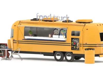 Food truck 3D model