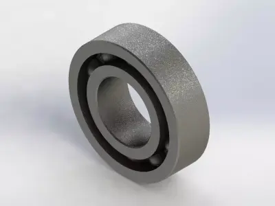 Bearings 6000 series 21pcs 3D model