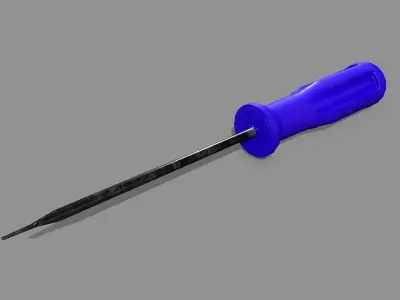 screwdriver Low-poly 3D model 42