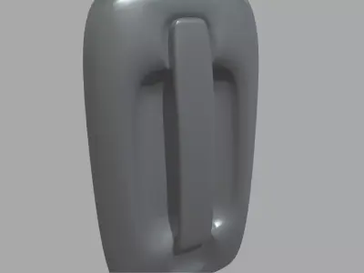 Car Door Handle 06 Low-poly 3D model