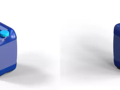 Canister Industrial Carafe 25 Liters Pack 2 Low-poly 3D model