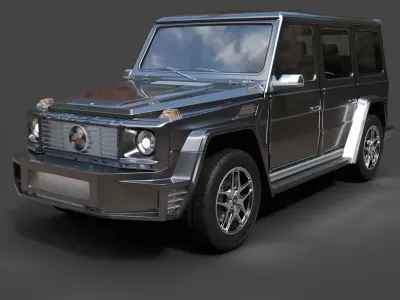 Mercedes G-Wagon - Ultra High-Poly Luxury Off-Roader 3D model