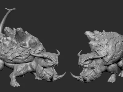 Rock Monster 3D model