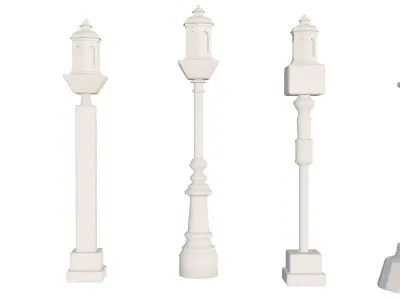 Historic Oakland Iron Street Light pole 3D print model purchase
