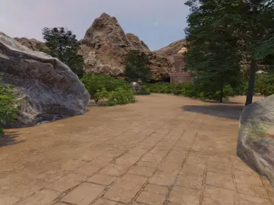 Ancient Desert Settlement 3D model
