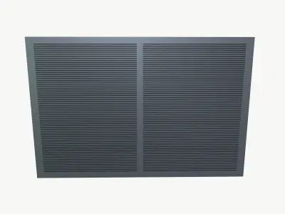 Fan array evaporator 3D model