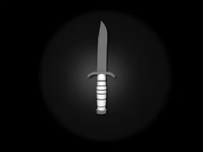 knife sword Free 3D model