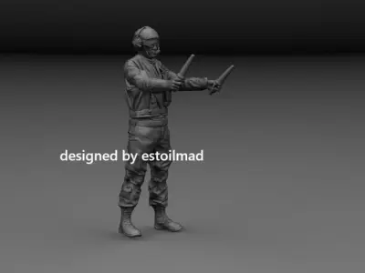 AIRCRAFT CARRIER DECK CREW v5 3D print model