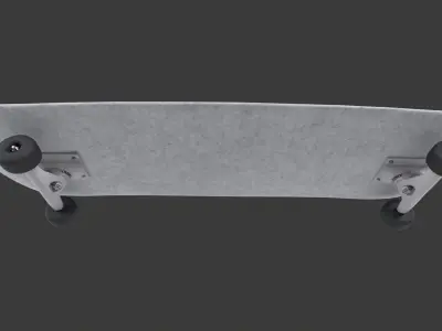 Skateboard 3D model 2