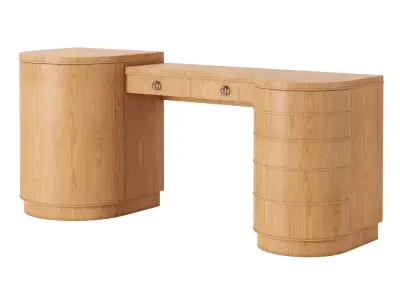 Axel Larsson Dressing Table by Bodafors Low-poly 3D model