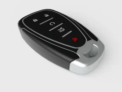 Car Key LP 02 Low-poly 3D model
