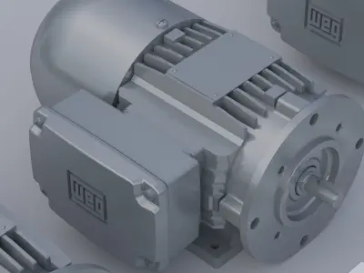 WEG motor model 3D model get