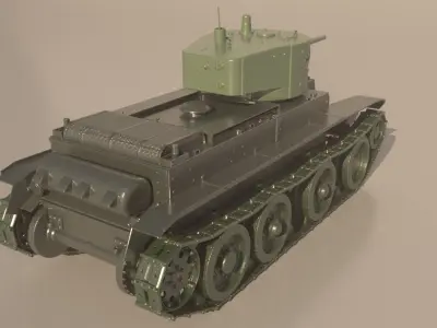 Tank BT-5 for 3D Print 3D print model