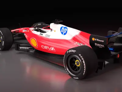2026 Ferrari Showcar F1 plus Photoshop files 3D model