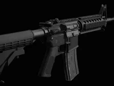 M4 - Carbine Low-poly 3D model