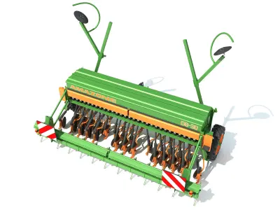 Amazone Seed Drill 3D model