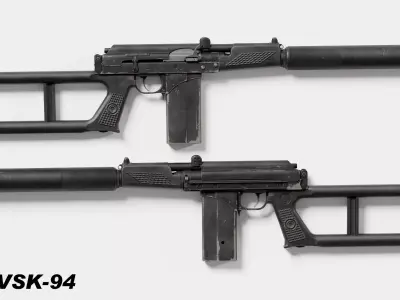 KBP VSK-94 Low-poly 3D model