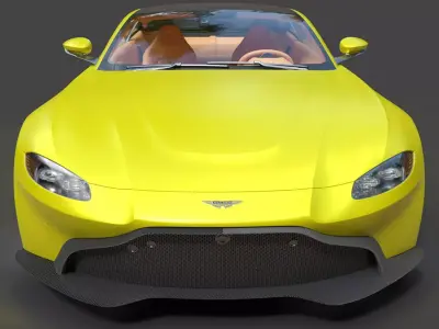 Aston Martin Vantage - Hyper-Detailed Luxury Sports Car 3D model