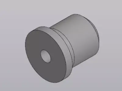 Cylindrical Die Matrix - Stamping Tool Part 3D model