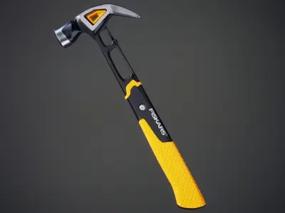 Hammer Fiberglass PBR Low-poly 3D model