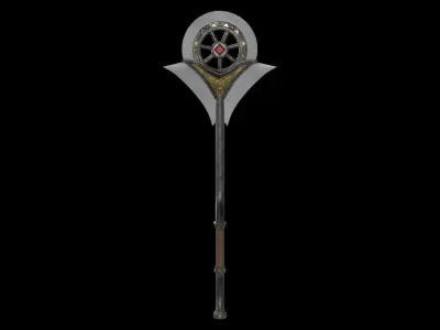 Axe 01 Low-poly 3D model
