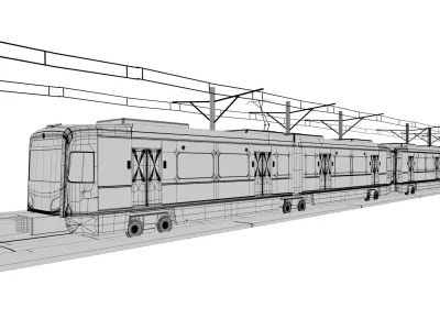  Kinkisharyo P3010 Expo Line LA Metro 3D model 3D model