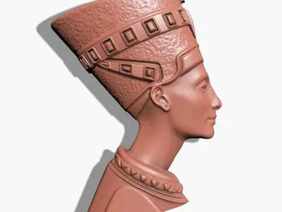 NEFERTITI QUEEN OF ANCIENT EGYPT PENDANT M02 3D print model