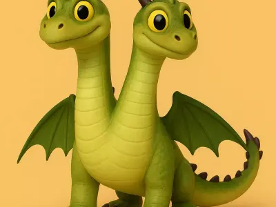 Barf and Belch Dragon 3D print model