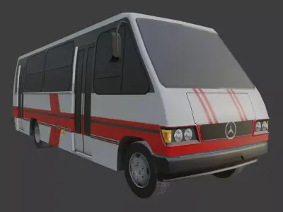 Marcopolo Senior GIV Low-poly 3D model