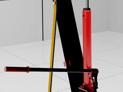 Engine crane 3D model