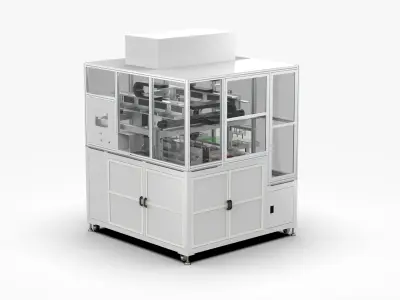 Automatic PCB Flat Plate Loading Machine 3D model