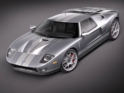 Ford GT40 3D model buy