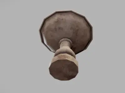 Fountain Low-poly 3D model