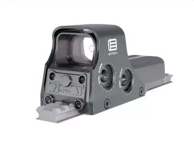 EOTech 512 Holographic Sight Low-poly 3D model