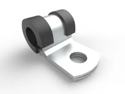 Cable Clamp M5 Low-poly 3D model