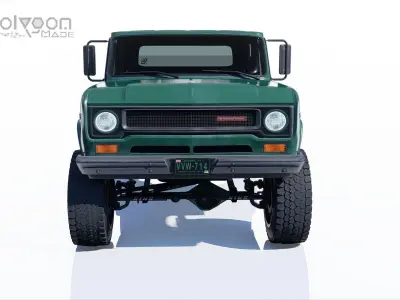 International Harvester Travelette Stepside Crew Cab 3D model