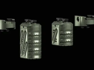 Zero 8 V2 Multi Angle Grip Low-poly 3D model