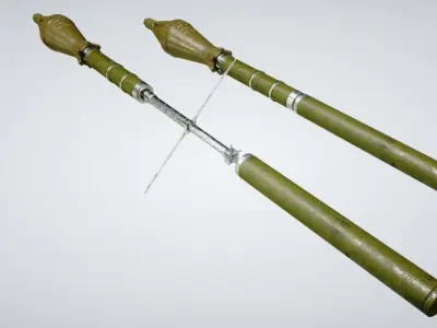 RPG Launcher Low-poly 3D model