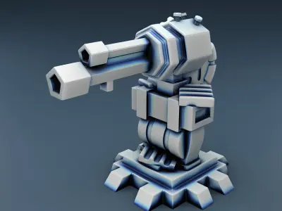set of 3 models - military equipment 3D print model
