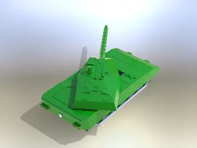 Kampfpanzer NGP NEUE GEPANZERTE PLATTFORM Free 3D print model