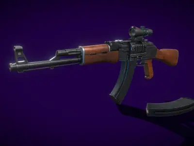 Quick silver gun 3D model